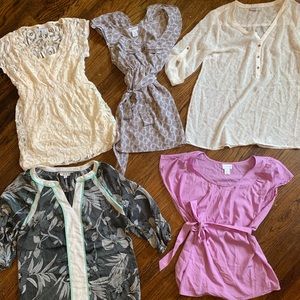 Bundle: Maternity shirts